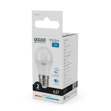 Лампа светодиодная Gauss E27 12W 6500K матовая 53232