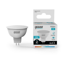 Лампа светодиодная Gauss GU5.3 9W 4100K матовая 11529