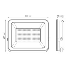 Прожектор светодиодный Gauss Qplus 200W 5500К 613100200