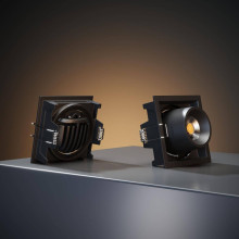 Встраиваемый светодиодный светильник Elektrostandard Conner 25087/LED 8W 4000K черный a063994