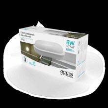 Настенно-потолочный светодиодный светильник Gauss Elementary 161411208