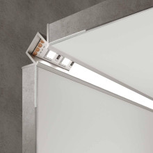 Профиль встраиваемый угловой алюминиевый с рассеивателем Elektrostandard внутренний угол LL-2-ALP014 a053634