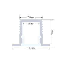 Профиль встраиваемый Apeyron 08-39