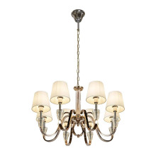 Подвесная люстра iLamp Alesti P2424-8 Nickel