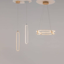 Подвесной светодиодный светильник Maytoni Chain MOD017PL-L13G