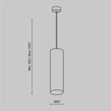 Подвесной светильник Maytoni Technical Focus P075PL-01W