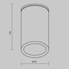 Уличный светильник Maytoni Roll O307CL-01B