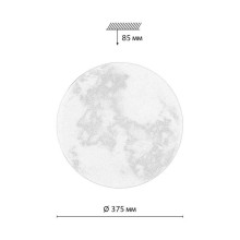 Настенно-потолочный светодиодный светильник Sonex Pale Sun 7726/DL