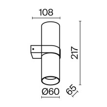 Бра Maytoni Technical Focus Design C069WL-02MG