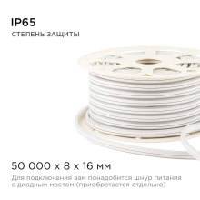 Светодиодный неон Apeyron двусторонний 6Вт/м 2835 120д/м 17-23