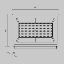 Прожектор светодиодный Maytoni Flood 150W 4000K FL001-L150B4K
