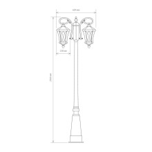 Садово-парковый светильник Elektrostandard Virgo F/2 капучино a031925