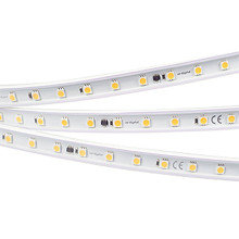 Светодиодная влагозащищенная лента Arlight 8W/m 54LED/m 5060SMD теплый белый 10M 029402(2)