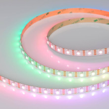 Светодиодная лента Arlight 12W/m 60Led/m 5060SMD разноцветная 5M SPI-B60-10mm 5V RGB-PX1-BPT 037855