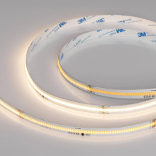Светодиодная лента Arlight 7W/m 378LED/m CSPSMD теплый белый 5М SPI-COB-X378-12mm 24V 041736