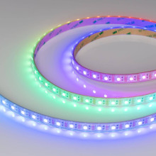 Светодиодная влагозащищенная лента Arlight Бегущий огонь 8W/m 60Led/m 5060SMD разноцветный 5M SPI-P-B60-12mm 12V RGB-PX1-BPT 041615(1)