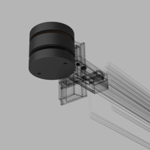 Коннектор круглый для накладного шинопровода Elektrostandard Slim Magnetic 85010/00 черный a063966
