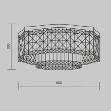 Потолочная люстра Maytoni Dune DIA005CL-10CH