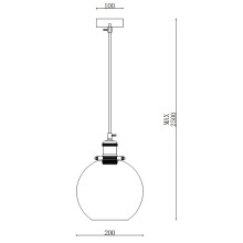 Подвесной светильник Imperium Loft Clear Glass Sphere Cloche 191634-22