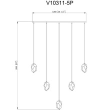 Подвесной светильник Moderli Catris V10311-5P