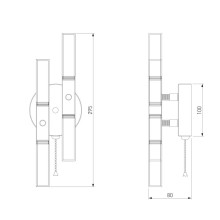 Бра Bogates Bastone 351/4 золото / белый