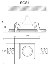 Встраиваемый светильник Artpole SGS1