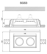 Встраиваемый светильник Artpole SGS3