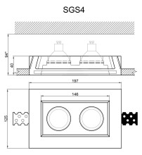 Встраиваемый светильник Artpole SGS4