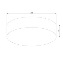 Потолочный светильник TK Lighting 1086 Rondo White